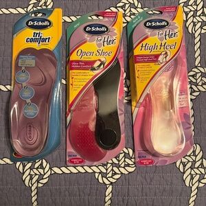 Dr. Scholl’s inserts for her